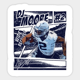 D.J. Moore Carolina Comic Sticker